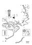 Diagram Fuel tank and connecting parts 5-Cylinder for your 2012 Volvo S80