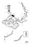 Diagram Fuel tank and connecting parts 5-Cylinder for your Volvo S80