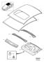 Diagram Roof section S40 for your 2004 Volvo V70