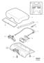 Diagram Integrated booster cushion rear seat for your Volvo