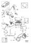 Diagram Aircleaner and shutter housing, Diesel for your 2012 Volvo S40