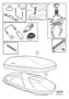 Diagram Load retainer accessory ski box "xperience", "sport time" for your 2012 Volvo S60