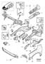 Diagram Body frame Front section for your Volvo XC90