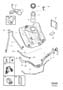 Diagram Fuel tank Fuel pipe 4-Cylinder for your 1988 Volvo