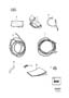Diagram Park assist. Rear camera for your 2009 Volvo S80