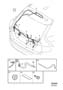 Diagram Cable harness tailgate for your 2016 Volvo S80