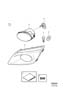 Diagram Fog lamp for your 2001 Volvo S80