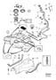 Diagram Fuel tank and connecting parts, Diesel for your 2012 Volvo XC90