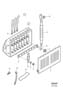 Diagram Main fuse box Included in rear cable harness assembly. for your 2023 Volvo XC60