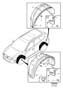 Diagram Mudflaps for your 2017 Volvo XC90