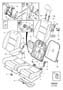 Image of Cover. Seat Padding, Panels. (Right, Rear, Interior code: 5HQV) image for your Volvo
