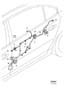 Diagram Rear door related parts for your 2020 Volvo XC90