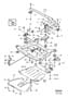 Diagram Engine mounting 5-Cylinder for your Volvo S80