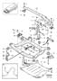 Diagram Engine mounting D5252T for your Volvo 850