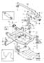 Diagram Engine mounting D5252T for your Volvo 850