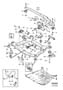 Diagram Engine mounting D5244T/T2 for your Volvo S80
