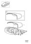 Diagram Cover external rear view mirror for your 1980 Volvo