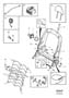 Diagram Backrest frame electrically operated for your 2012 Volvo S60
