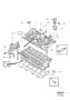 Diagram Cylinder head 5-Cylinder TURBO for your 1993 Volvo 940 5DRS S.R 2.3l Fuel Injected Turbo