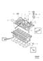 Diagram Cylinder head 5-Cylinder TURBO for your Volvo