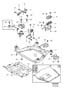 Diagram Engine mountings 5-Cylinder for your 2004 Volvo