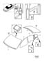 Diagram Windshield, rear window and door windows for your 2007 Volvo XC90