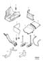 Diagram Battery box and mounting parts for your 2016 Volvo V60