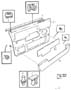 Diagram Parts for front door panel for your 1976 Volvo