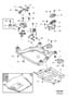 Diagram Engine mountings 5-Cylinder for your Volvo XC70