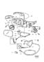 Diagram Rearview mirrors, Blind Spot Information System (BLIS) for your 2007 Volvo C30