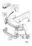 Diagram Front section front fender for your 2004 Volvo V70