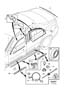 Diagram Outside trim parts, emblem Trim mouldings for your 2007 Volvo