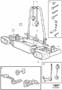 Diagram Bicycle holder towing attachment for your 2001 Volvo S60