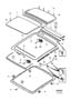 Diagram Roof hatch for your 2012 Volvo S60