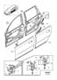 Diagram Side door with operation complete for your Volvo