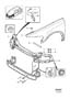 Diagram Front wing and front section for your 2004 Volvo V70