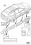 Diagram Fender flare accessory kits -2006 for your Volvo