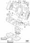 Diagram Rear seat padding, panels for your 2020 Volvo XC90