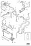 Diagram Radiator expansion tank hoses for your 1991 Volvo 940 SE 2.3l Fuel Injected Turbo