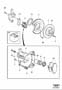 Diagram Rear wheel brake for your 1986 Volvo 760