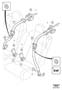 Diagram Rear seat belt for your 2002 Volvo S40