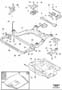 Diagram Engine mountings for your Volvo V60