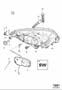 Diagram Headlights halogen for your 2017 Volvo XC90