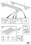 Diagram Load carrier for rails for your 2005 Volvo S80
