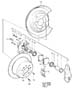 Diagram Rear wheel brake for your Volvo XC70