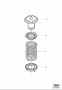 Diagram Spring rear, helical spring and torsion spring for your Volvo XC60