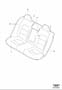 Diagram Upholstery rear seat for your 1998 Volvo V70