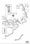 Diagram Fuel tank and connecting parts for your Volvo S80