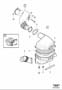Diagram Aircleaner and shutter housing for your 2015 Volvo XC90