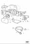 Diagram Rearview mirrors, door mirrors for your Volvo